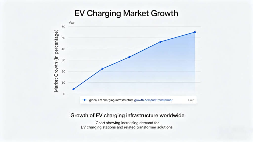 global EV charging infrastructure growth demand transformer