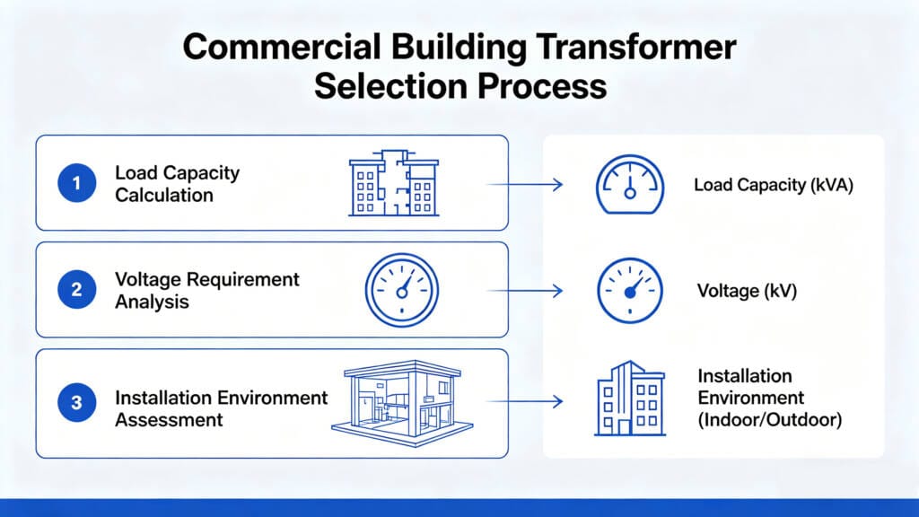 how to choose commercial building transformer selection process