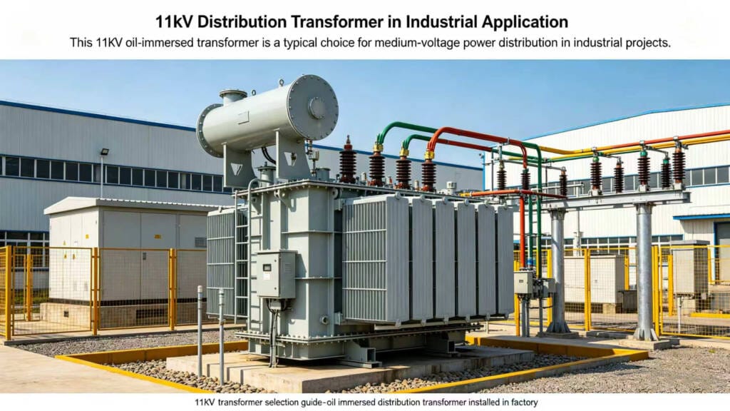 11kV transformer selection guide - oil immersed distribution transformer installed in factory