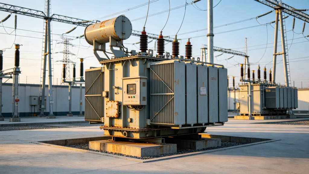 1000 kVA transformer in real industrial application site.