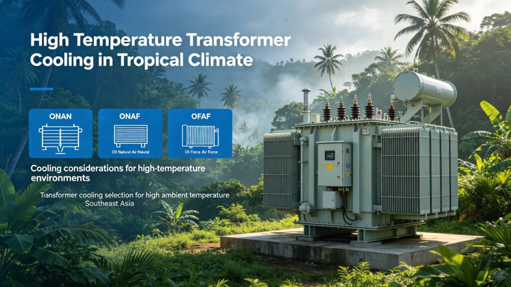 Transformer cooling selection for high ambient temperature Southeast Asia