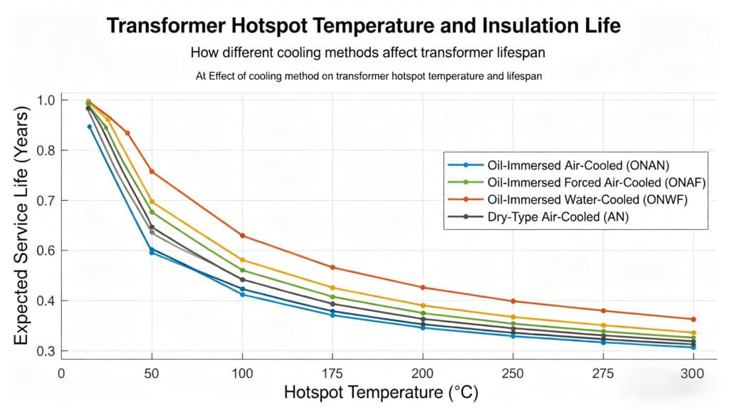 ONAN ONAF OFAF cooling in solar PV substation transformer