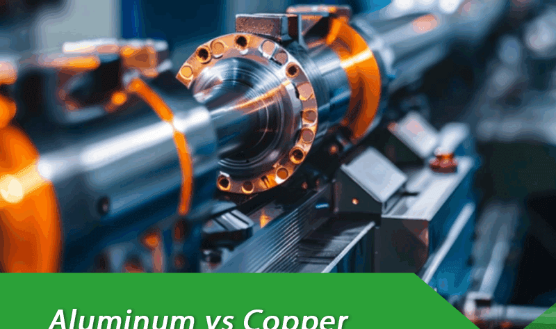 aluminum vs copper transformer comparison - copper and aluminum windings side by side in modern transformer