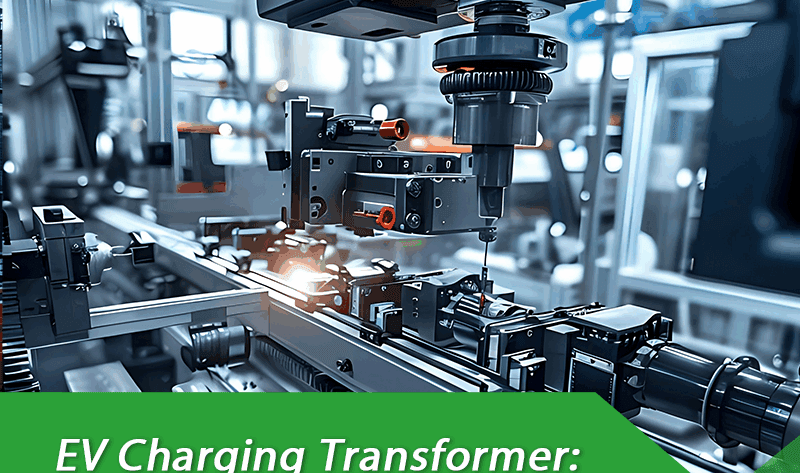 EV charging transformer for DC fast charging station power supply