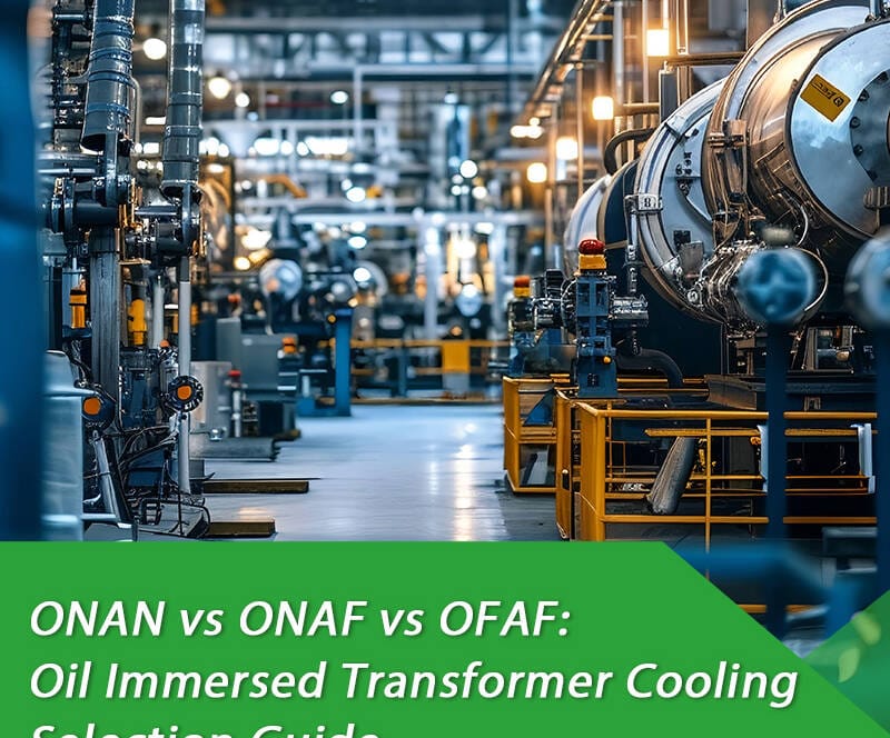 ONAN vs ONAF vs OFAF cooling methods for oil immersed transformers