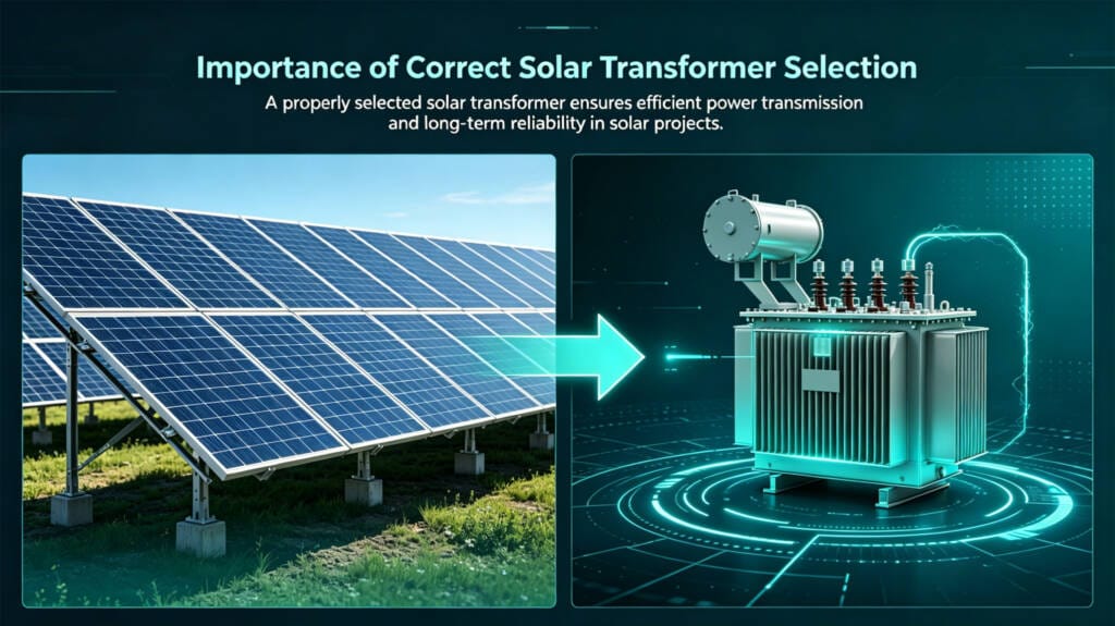 Solar transformer for solar PV project