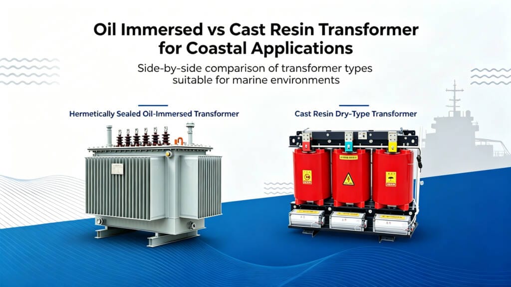 comparison of oil immersed and dry type transformers in coastal transformer selection