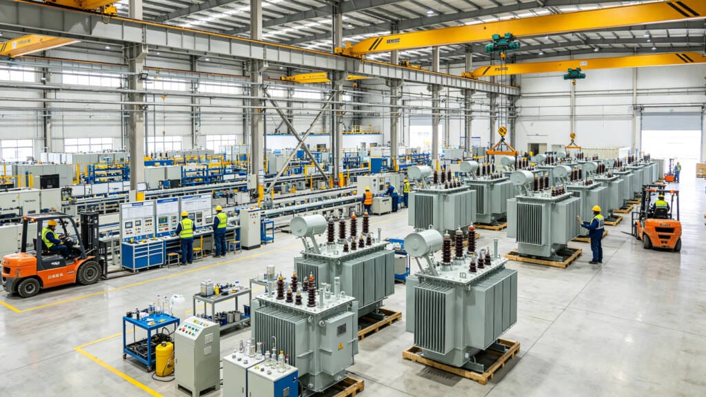 transformer manufacturer factory production line