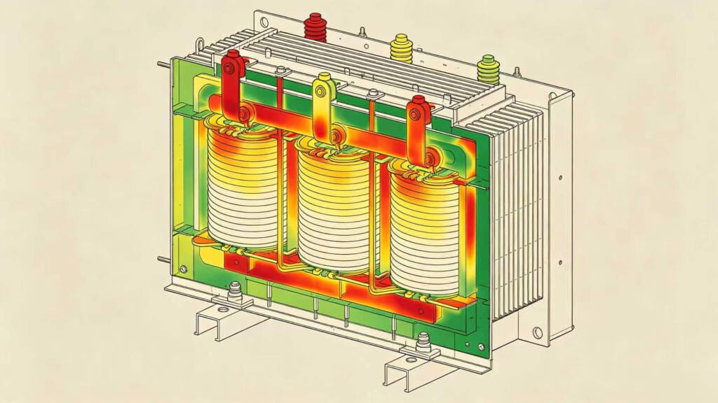 Overheating as one of the most common transformer failures