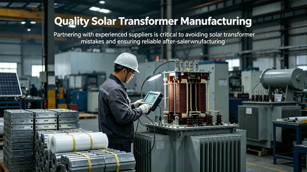 Professional solar transformer manufacturer quality control