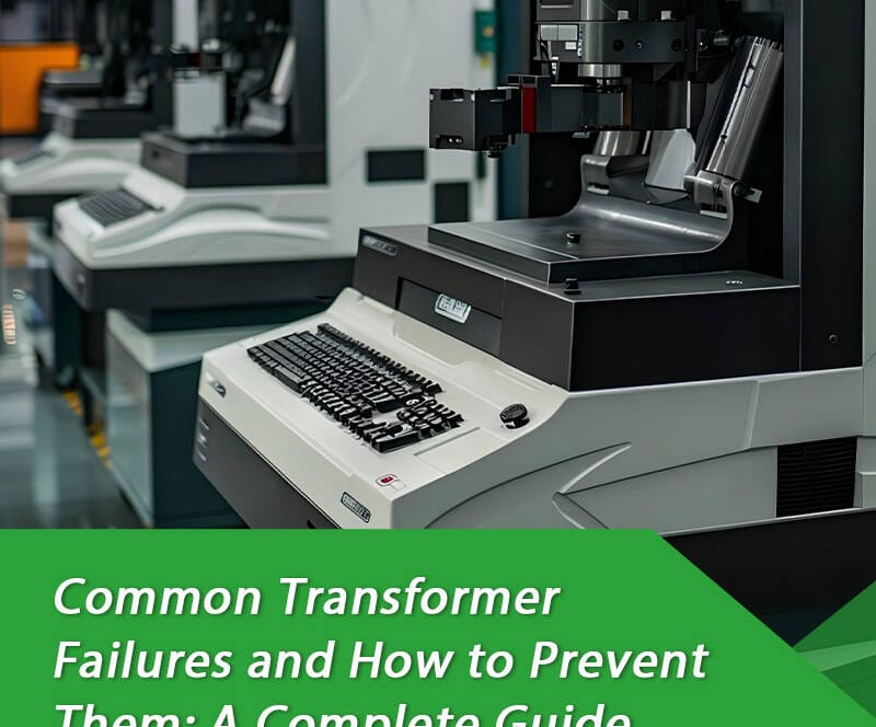 Common transformer failures shown with overheating and insulation breakdown in power transformer