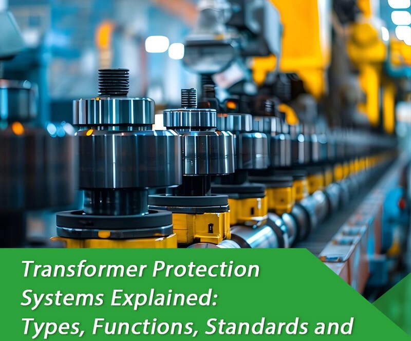 Transformer protection systems in industrial power substation