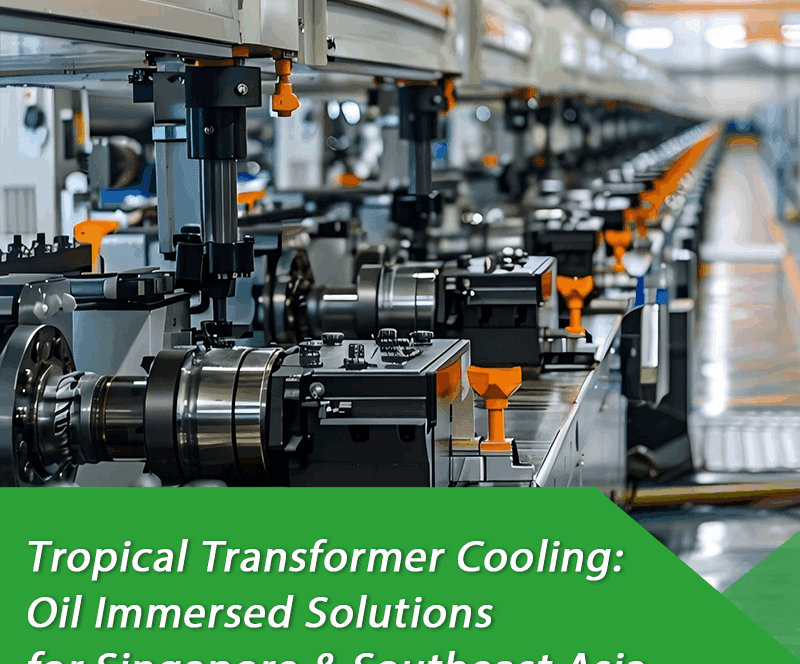 Tropical transformer cooling with ONAF fans operating in hot humid Singapore climate