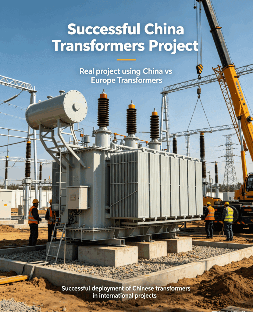 Real project using China vs Europe Transformers