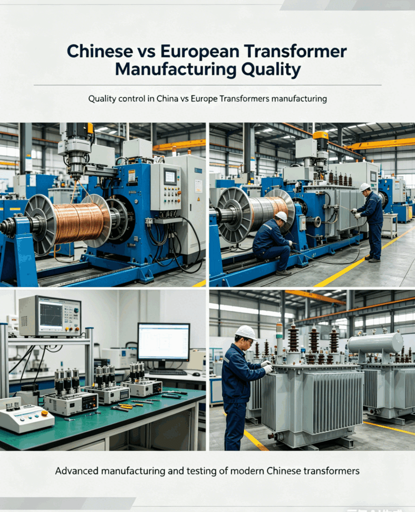 Quality control in China vs Europe Transformers manufacturing