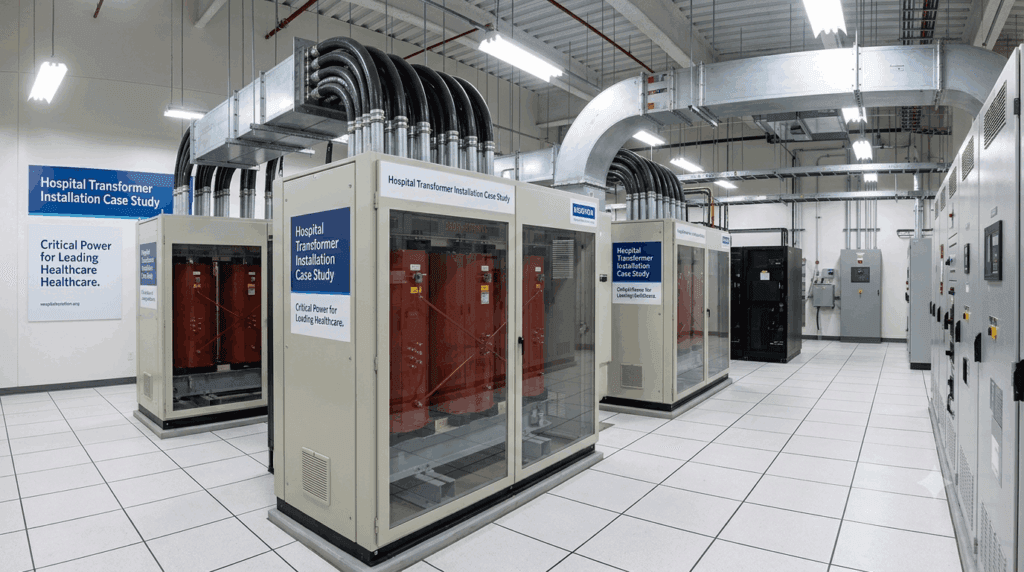 Successful dry type hospital transformer deployment in a major medical facility