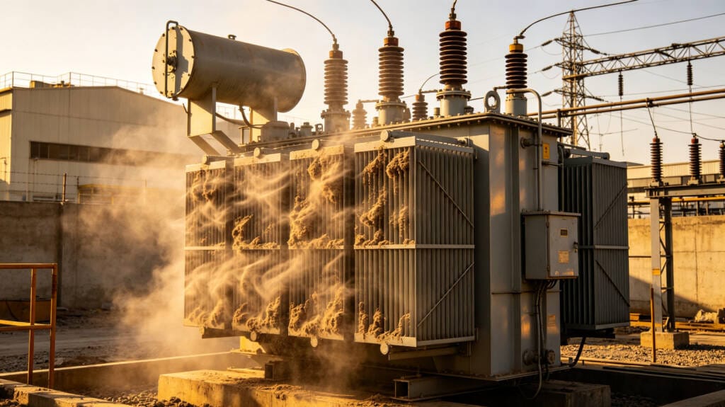 Industrial Transformer Pakistan facing extreme high temperature and dust in industrial zone