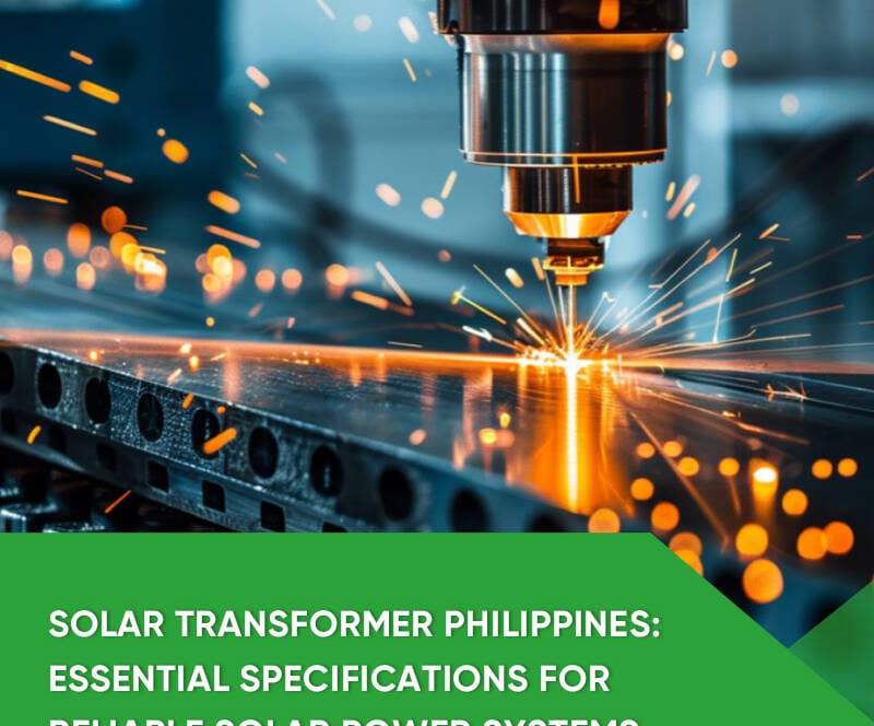 Solar Transformer Philippines step-up unit connected to solar inverters for grid integration
