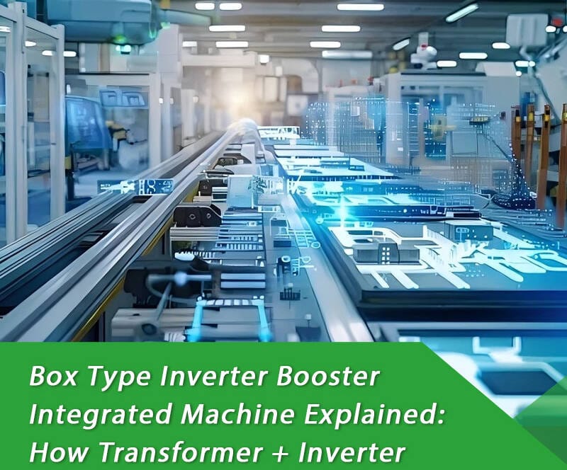 Integrated Inverter Transformer - Box-Type Inverter-Booster Integrated Machine installed in large-scale PV power plant